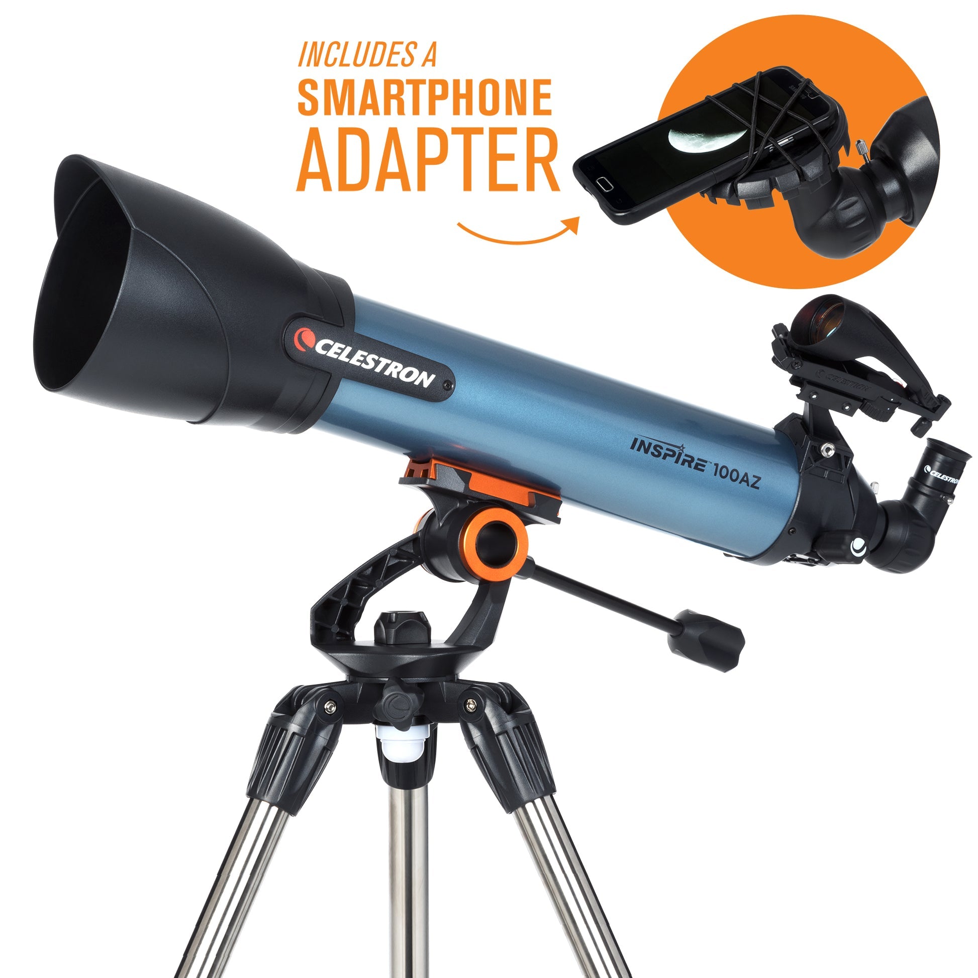 Celestron Inspire 100AZ Refractor Telescope
