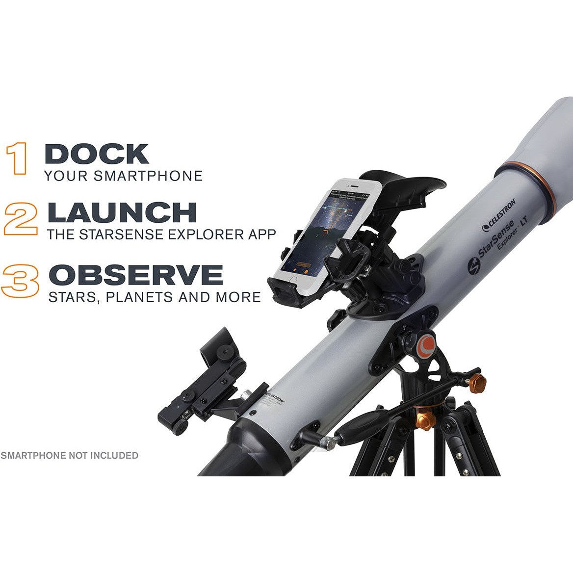 Celestron StarSense Explorer LT 80AZ Refractor Telescope