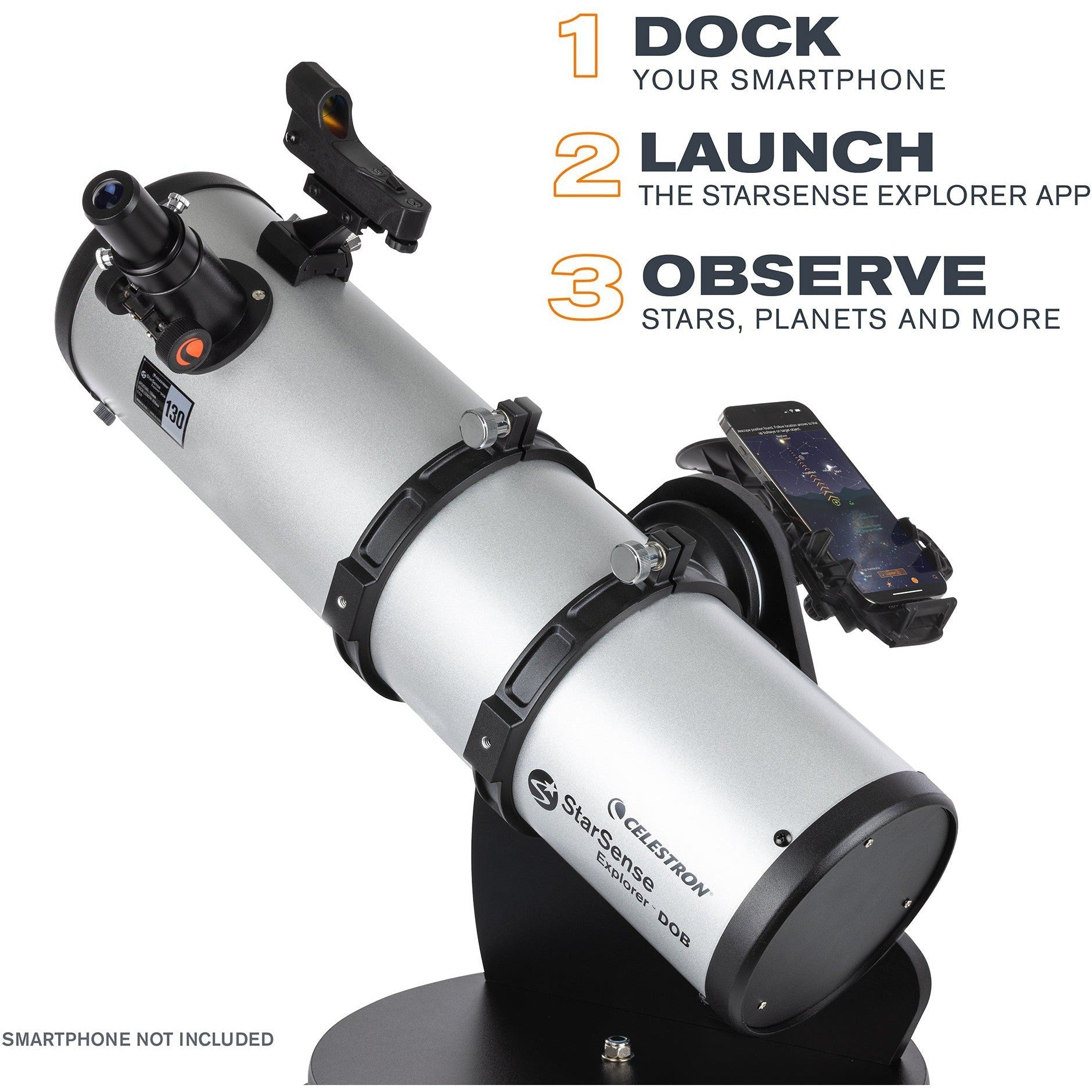 Celestron StarSense Explorer 130mm Tabletop Dobsonian