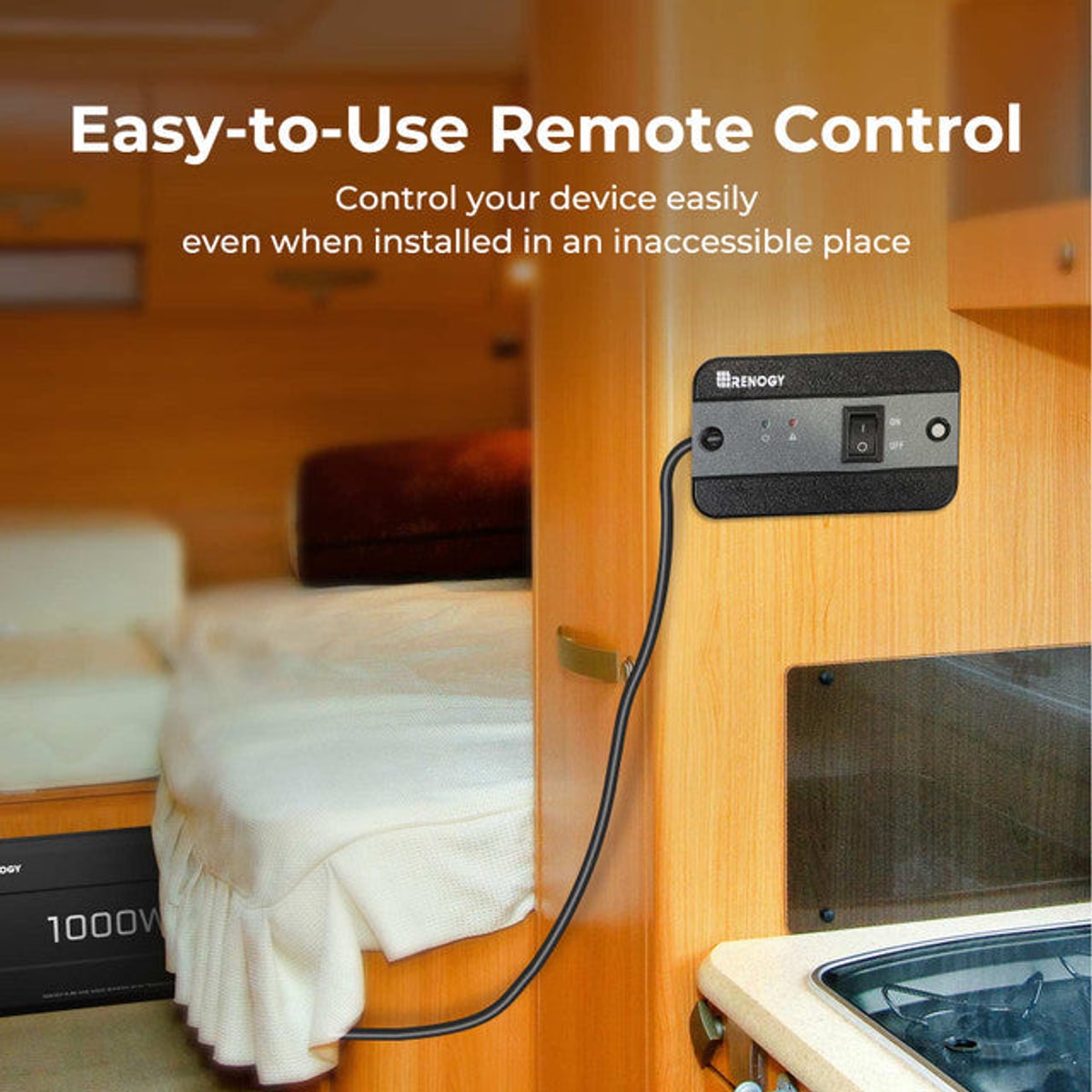 Renogy 1000W Pure Sine Wave Power Inverter (with UPS)