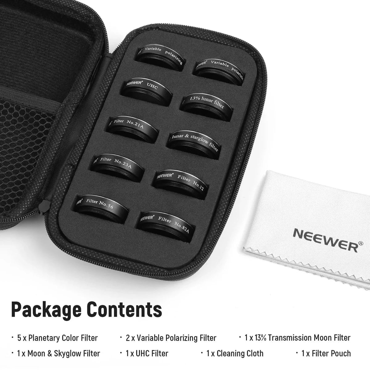 Neewer 1.25” Telescope Eyepiece Filter Set (10 Pack) – Dark Clear Skies UK