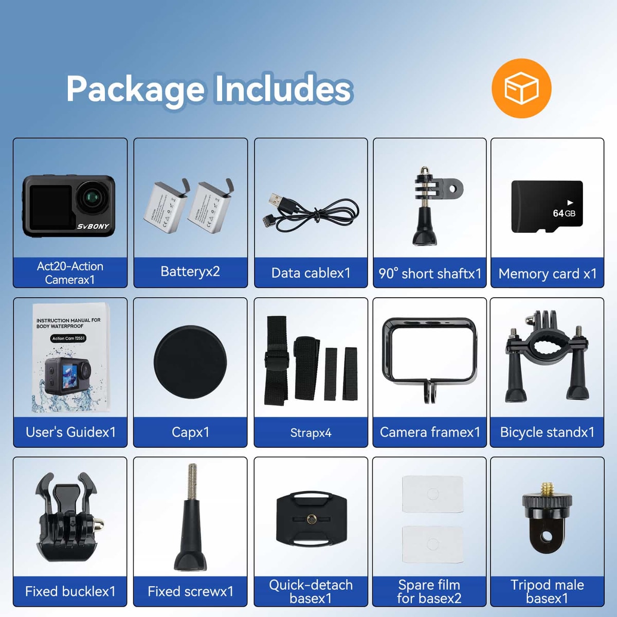 Svbony Action Camera – Dark Clear Skies UK