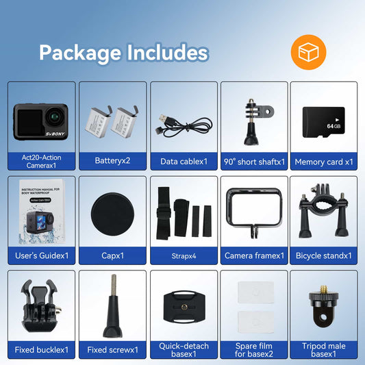 Svbony Action Camera – Dark Clear Skies UK