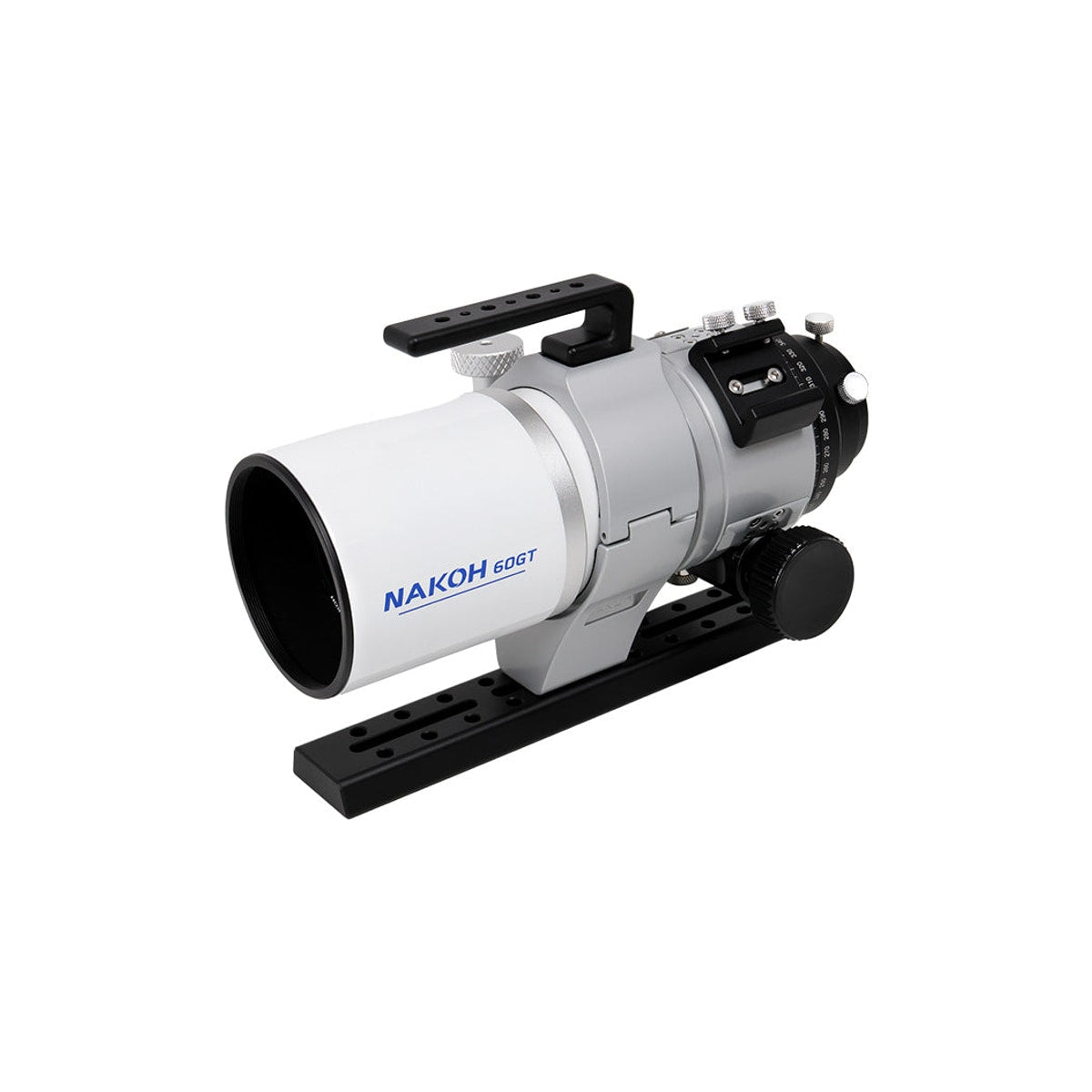 Telescope with 'Nakoh' branding on a white background