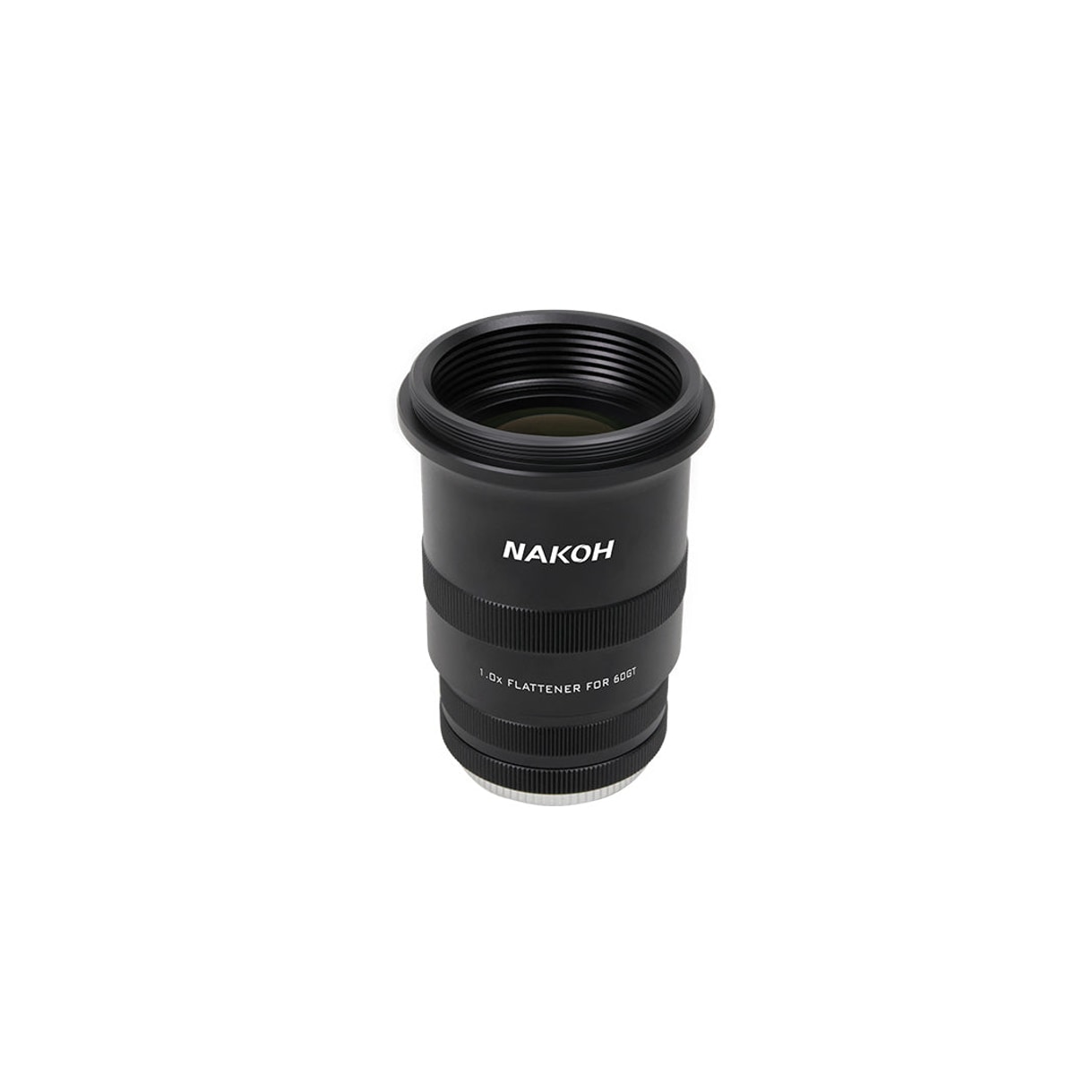 Nakoh  60GT 1.0× Flattener with 'Nakoh' branding on a white background upright view