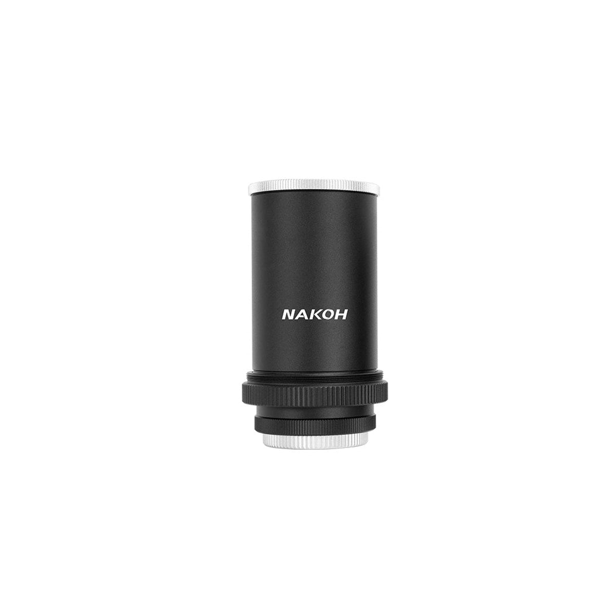 Nakoh 60GT 0.65× Reducer adapter with cap on with 'NAKOH' branding on a white background