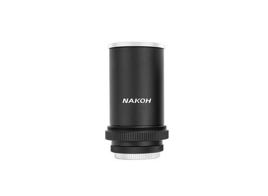 Nakoh 60GT 0.65× Reducer adapter with cap on with 'NAKOH' branding on a white background