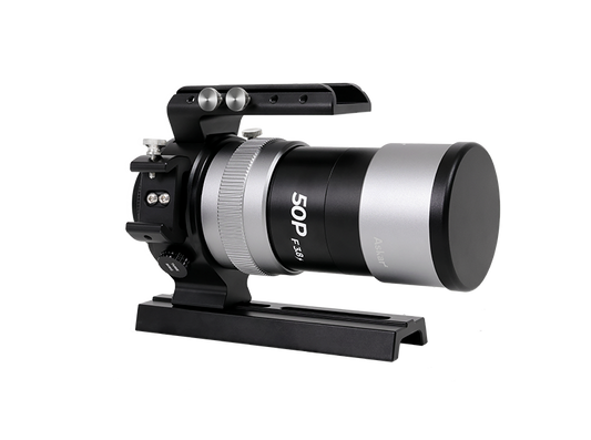 Askar 50P' with black and silver design on a white background