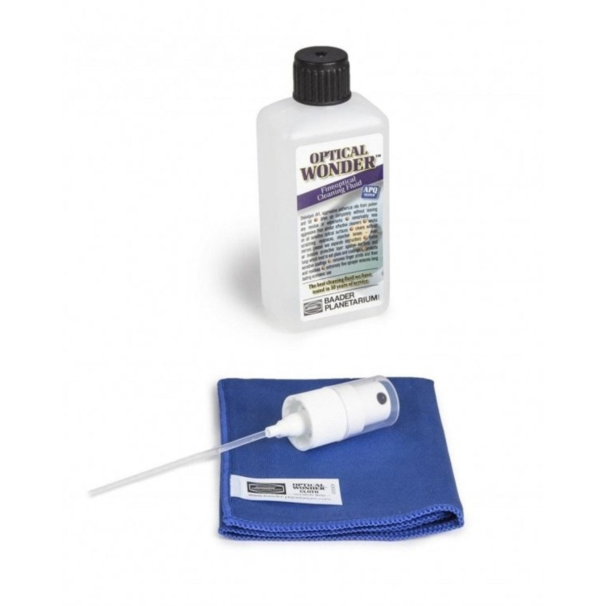Baader Optical Wonder FineOptical Cleaning Set (Fluid & Cloth) – Dark Clear Skies UK