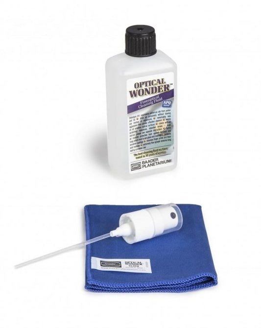 Baader Optical Wonder FineOptical Cleaning Set (Fluid & Cloth) – Dark Clear Skies UK
