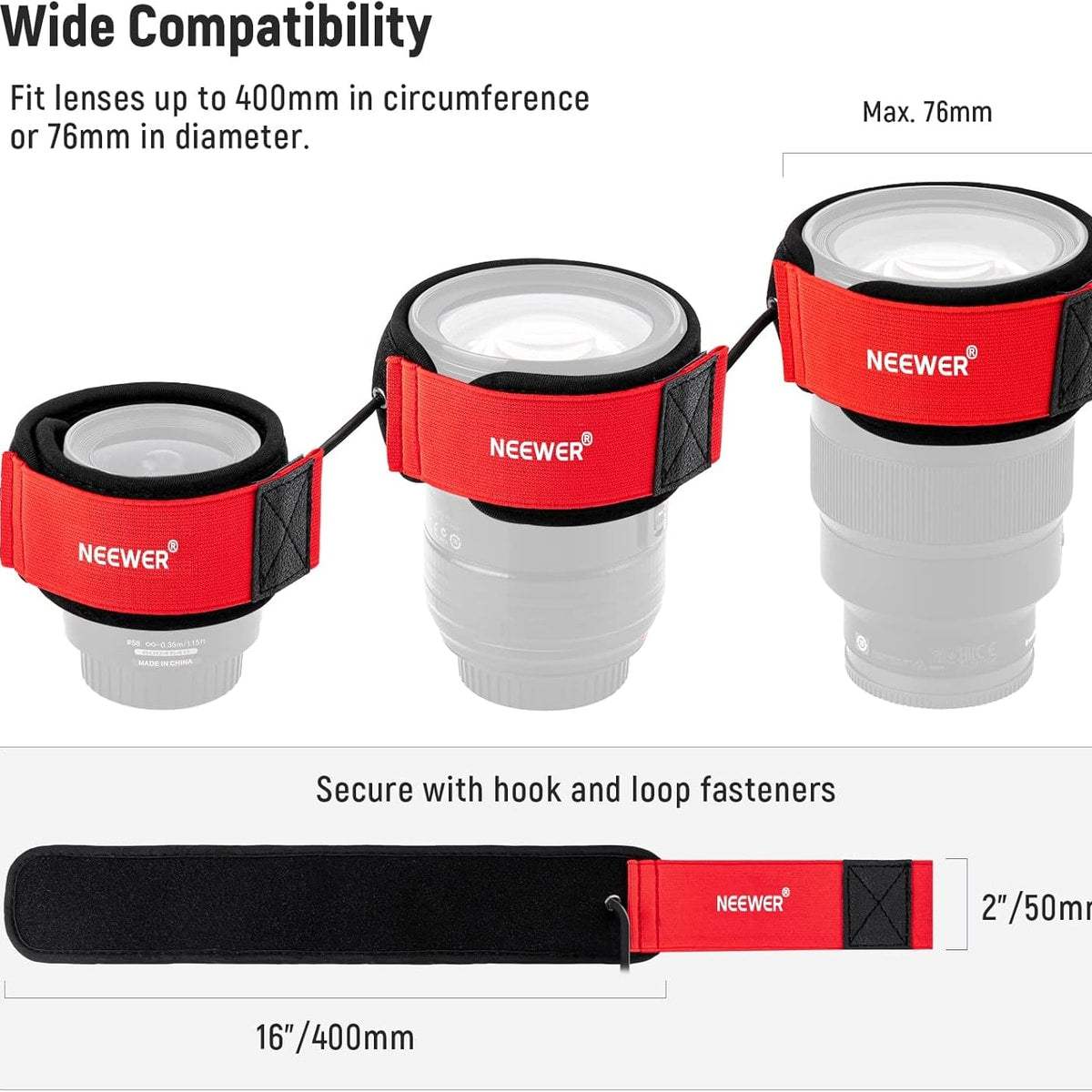 Neewer Lens Warmer Red – Dark Clear Skies UK
