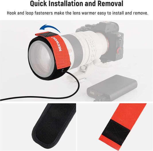 Neewer Lens Warmer Red – Dark Clear Skies UK