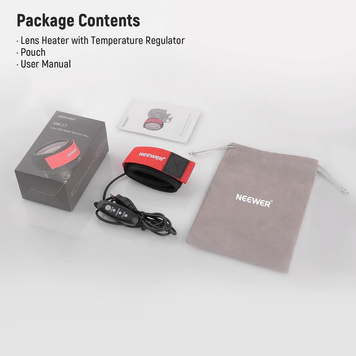 Neewer Lens Warmer Red – Dark Clear Skies UK