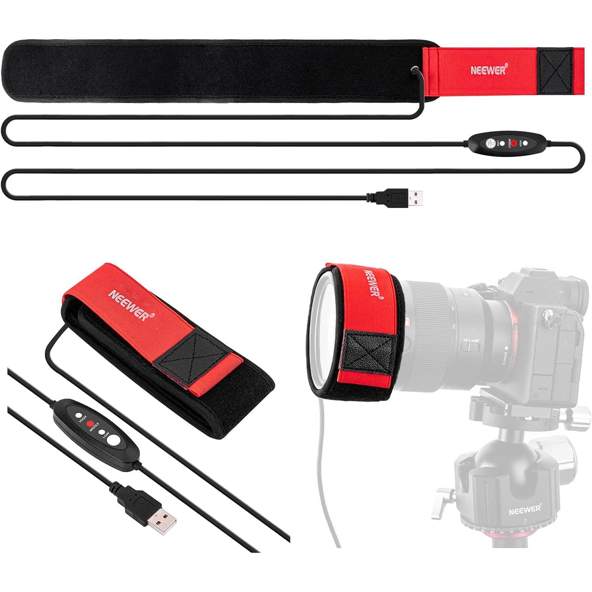 Neewer Lens Warmer Red – Dark Clear Skies UK