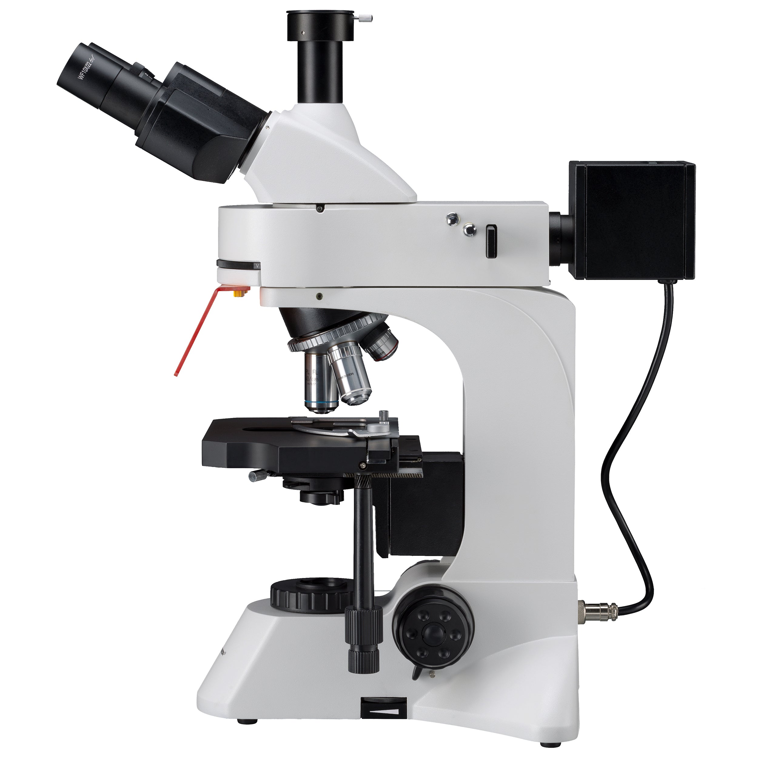BRESSER Science ADL 601 F LED 40-1000x Microscope alternate side view