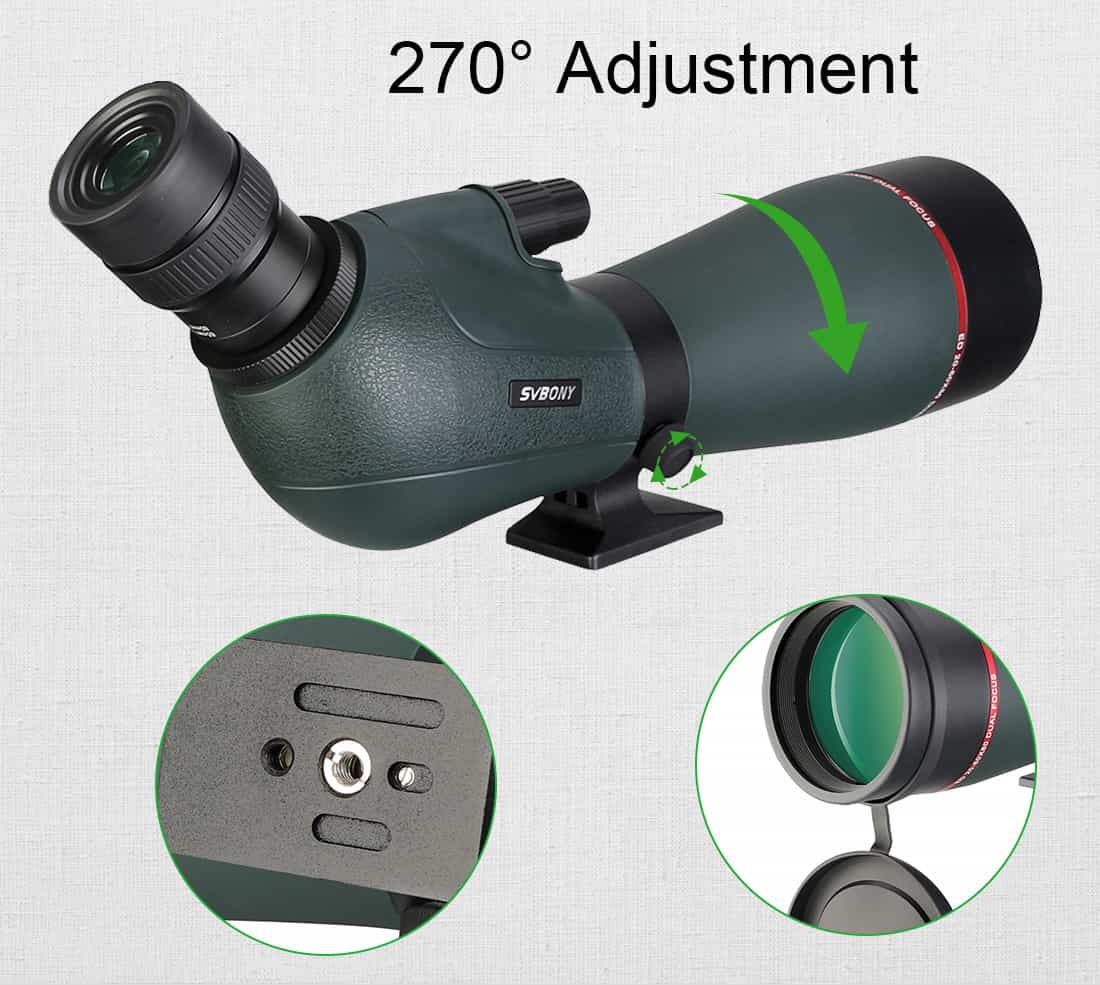 SV406P 20-60X80 ED Extra-Low Dispersion Dual Focus Spotting Scope