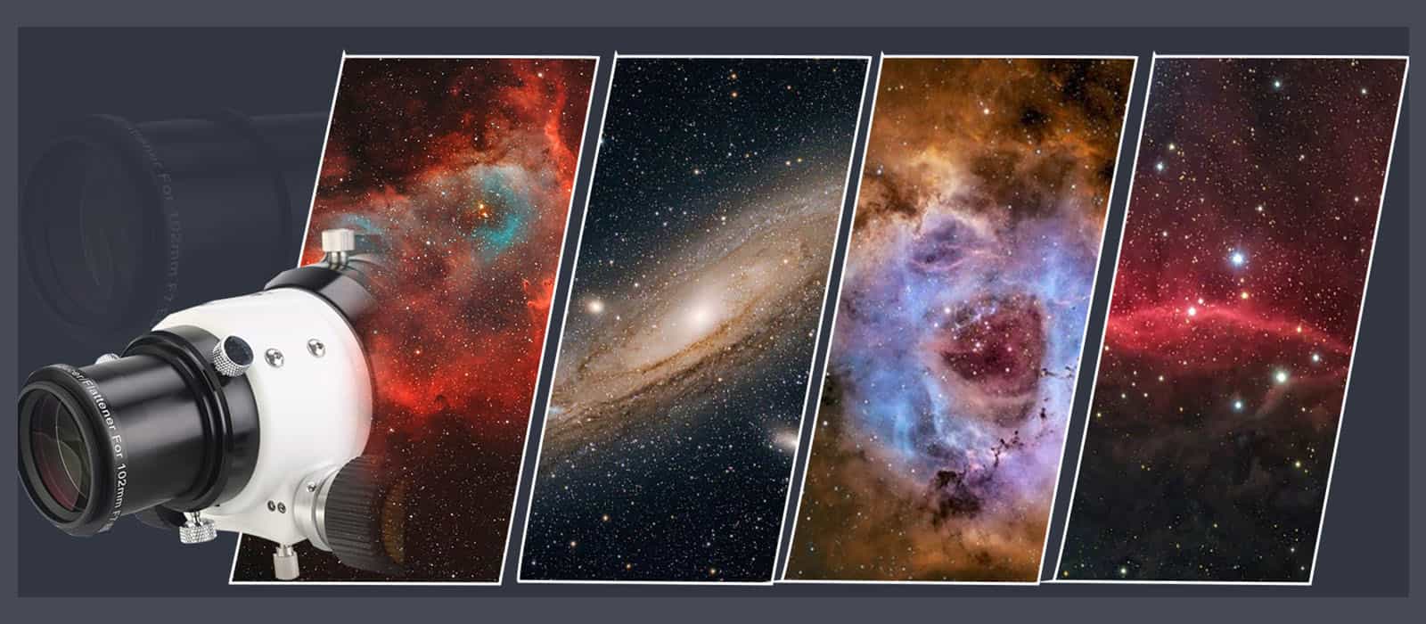 SVBONY SV193 2 Inch 0.8X Focal Reducer / Field Flattener showing images achieved