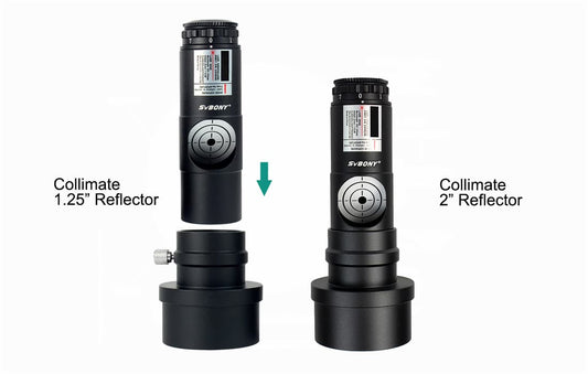 SVBONY Red Laser Collimator for Newtonian Marca Telescope 1.25" and 2" adapters
