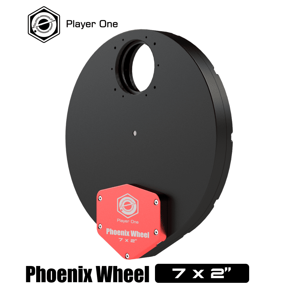 Player One Phoenix Filter Wheel 7x2" - High-Precision Astrophotography Accessory