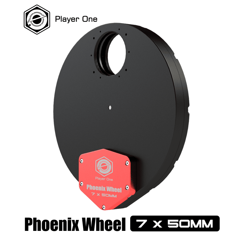 Player One Phoenix Filter Wheel 7x50MM - High-Precision Astrophotography Accessory