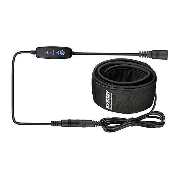 Black SVBONY SV192 Dew Heater Strip 12V on a white background