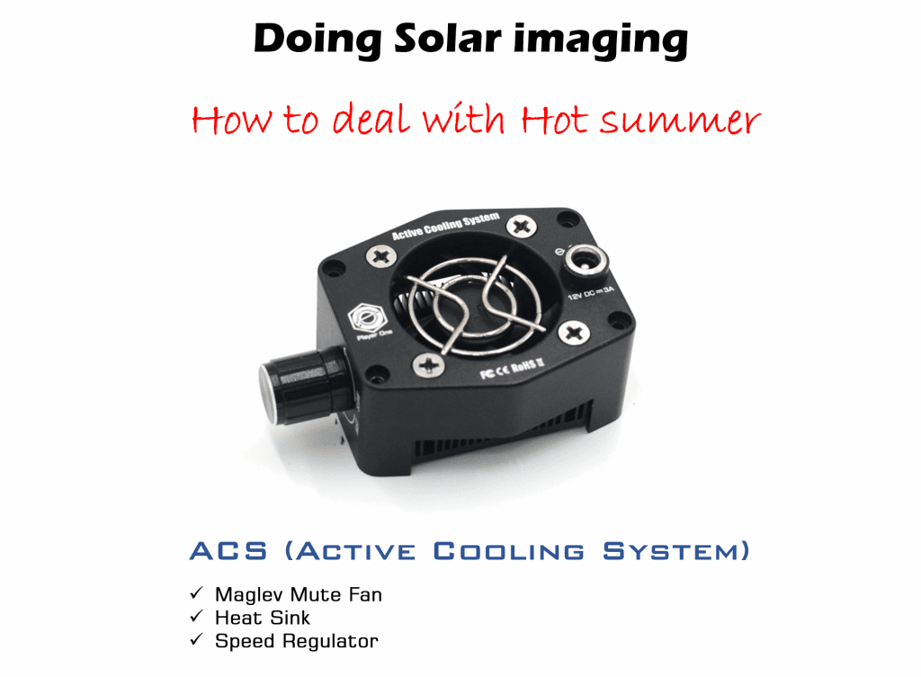 ACS (Active Cooling System) - Temperature Control for Solar | Dark Clear Skies