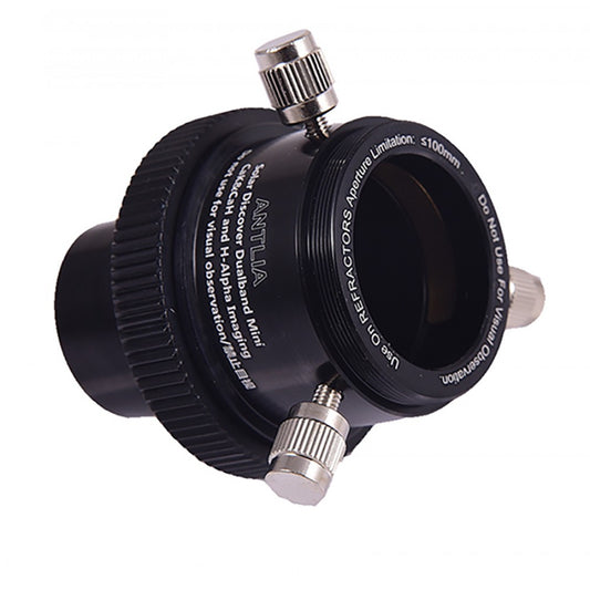 Antlia Solar Discover Dual Band Ha, CaK and CaH Filter Assembly - Mini – Dark Clear Skies UK