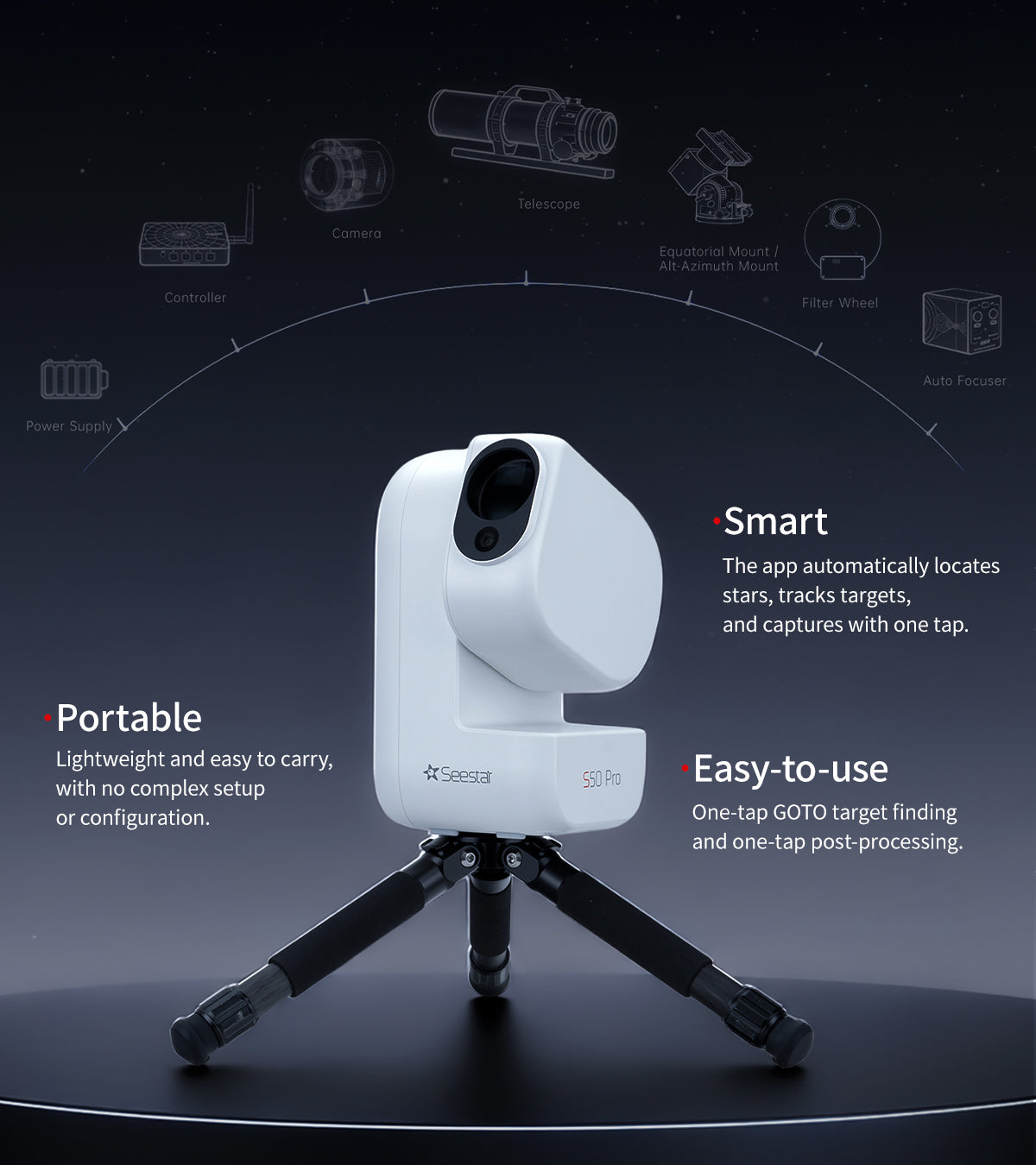 ZWO Seestar S50 Pro Smart Telescope