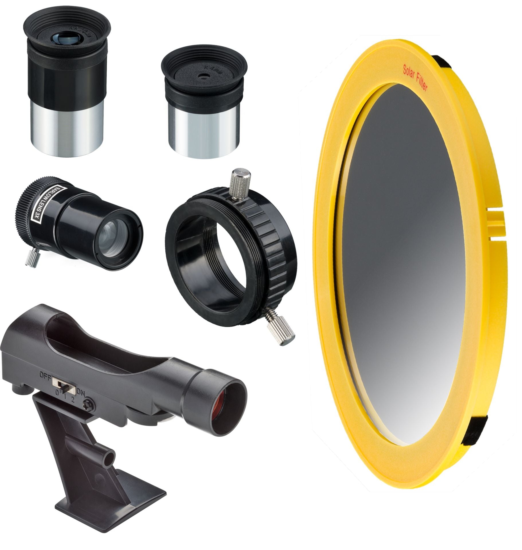 BRESSER Spica Plus 130/1000 EQ reflector telescope incl. accessories set