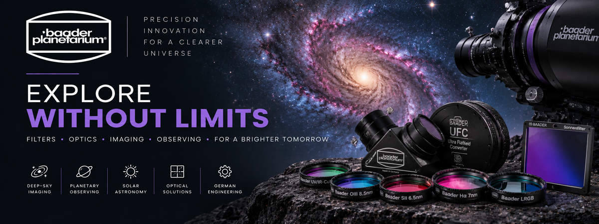 Baader Planetarium filters, optics and astronomy equipment at Dark Clear Skies