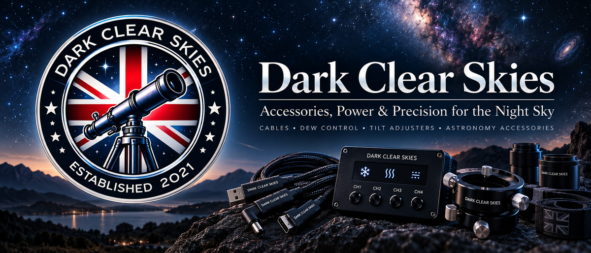 Astronomy equipment at Dark Clear Skies