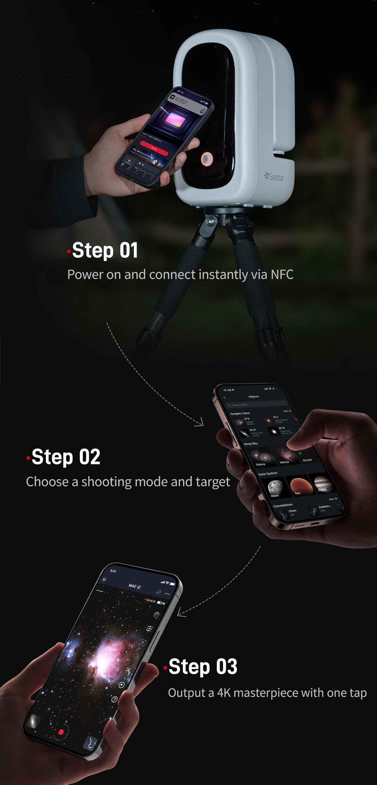 ZWO Seestar S50 Pro Smart Telescope