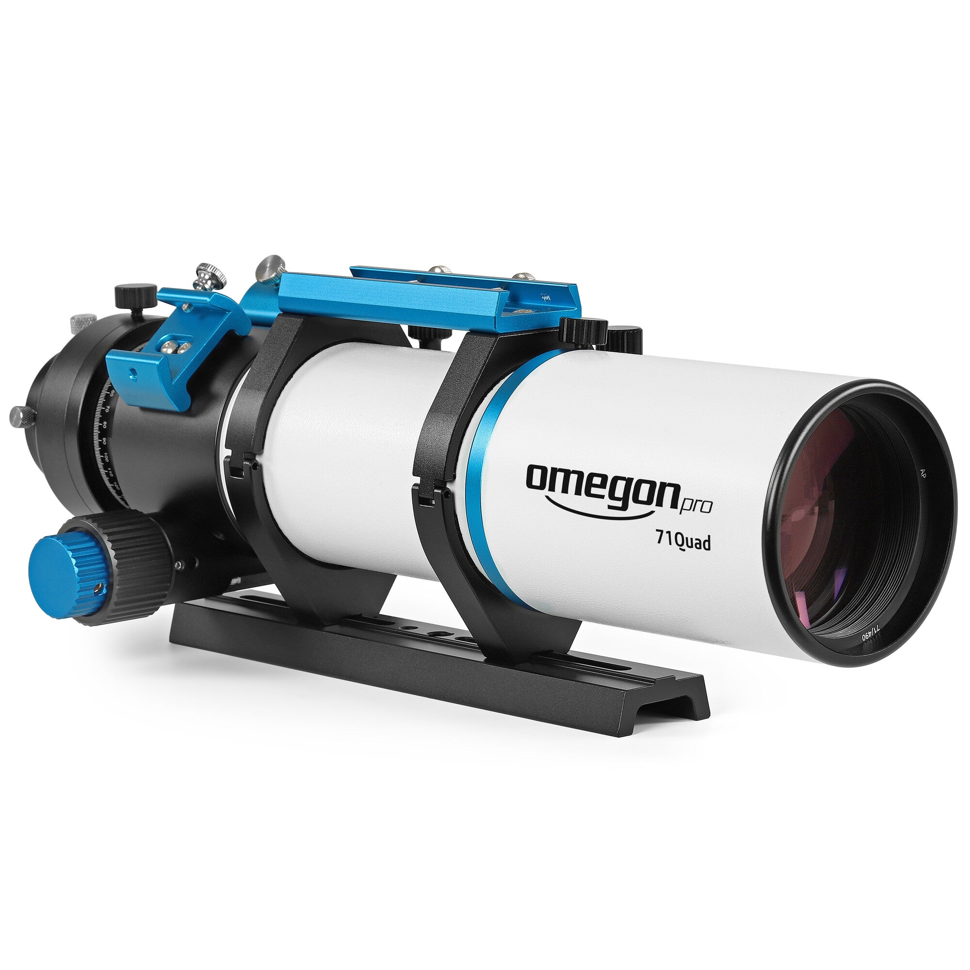 Omegon Pro APO AP 71/490 Quadruplet Flat-Field Refractor OTA