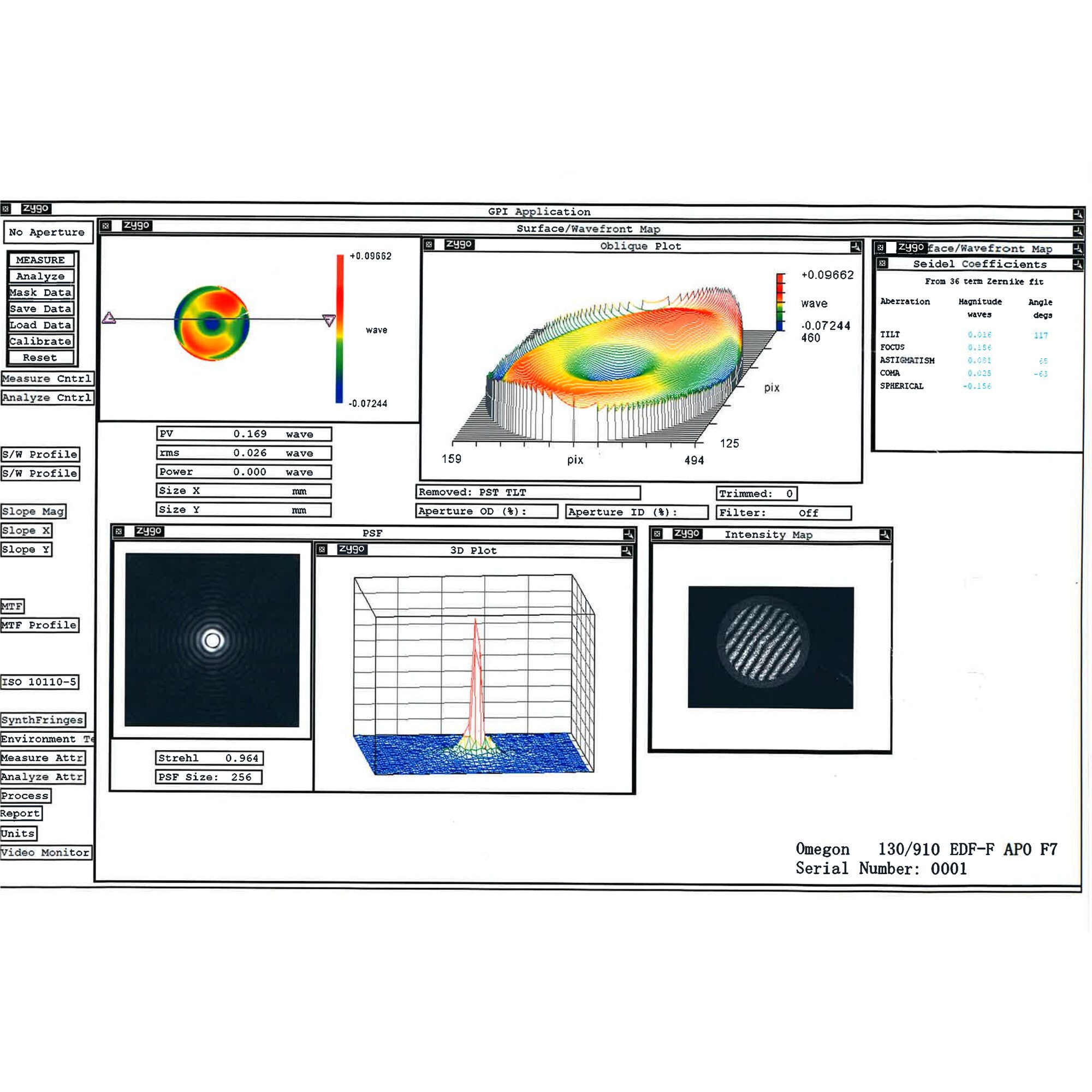 Omegon Pro APO AP 130/910 Triplet Apochromatic Refractor OTA
