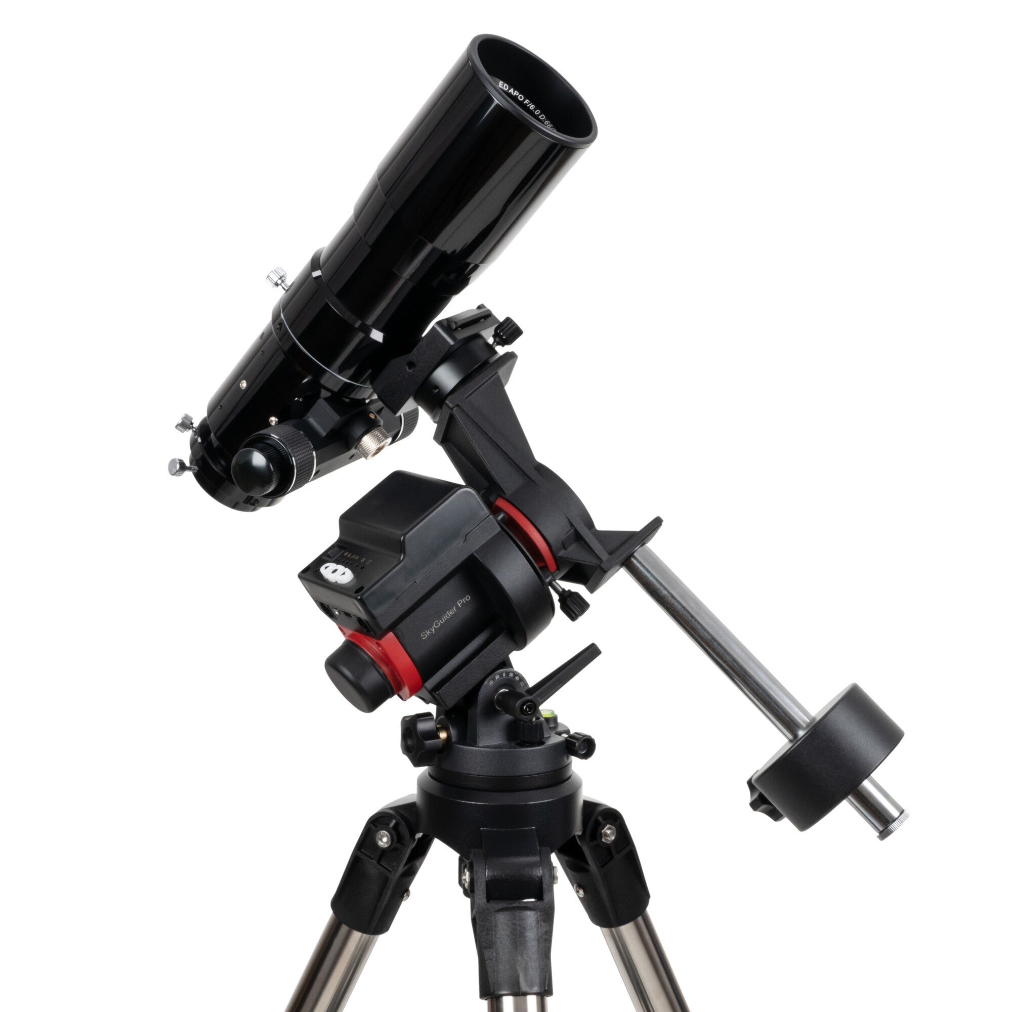 Omegon Pro APO AP 66/400 ED with iOptron SkyGuider Pro