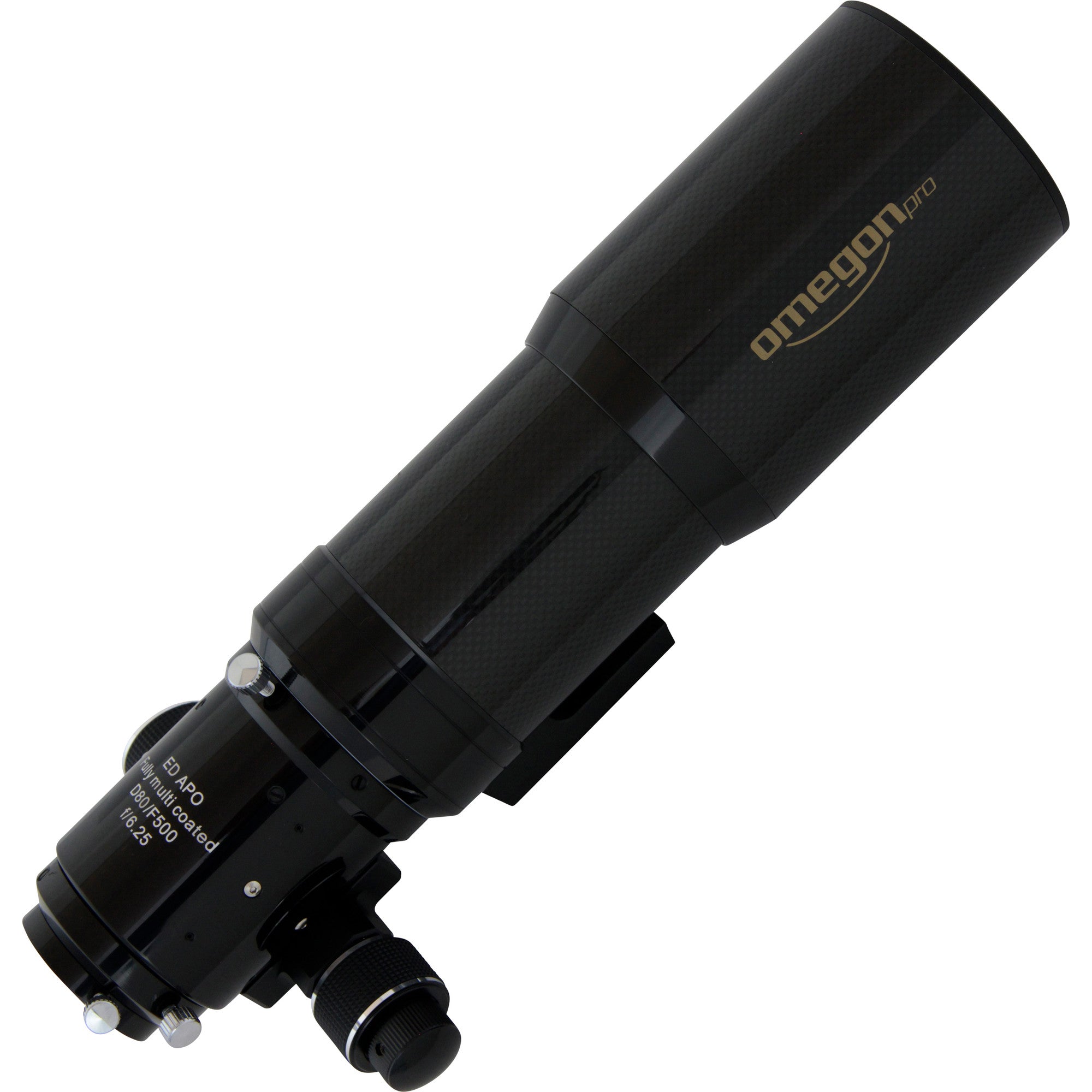 Omegon Pro APO AP 80/500 ED Carbon Apochromatic Refractor with Field Flattener
