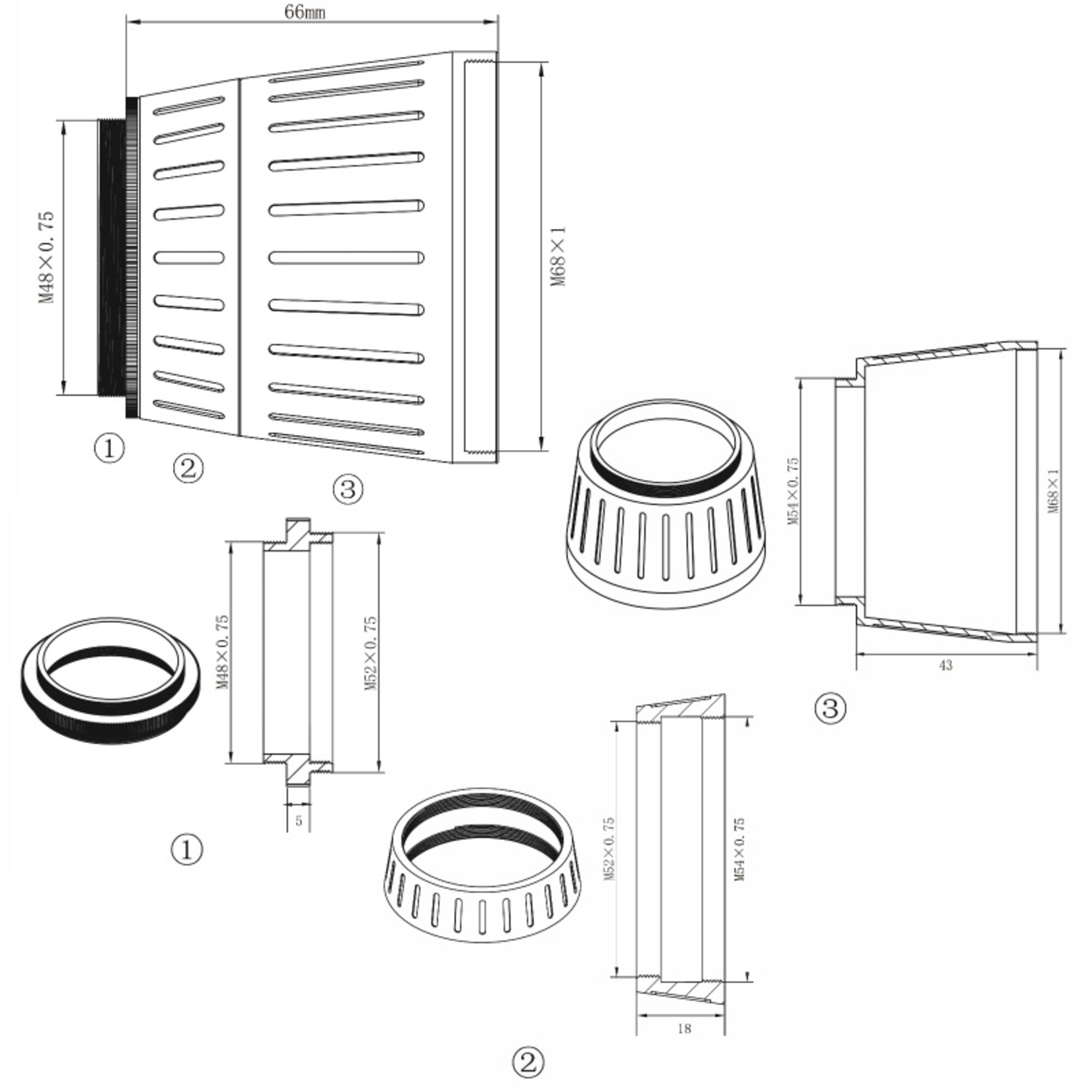 Omegon Pro APO AP 72/400 Quintuplet Flat-Field Astrograph OTA