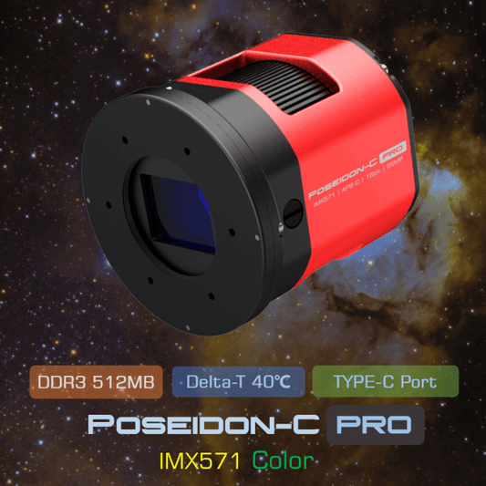Player One Poseidon-C Pro Cooled Camera | Dark Clear Skies Camera