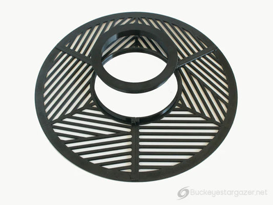 BuckeyeStargazer TriBahtinov Mask for Collimation and Focus filter on a white background