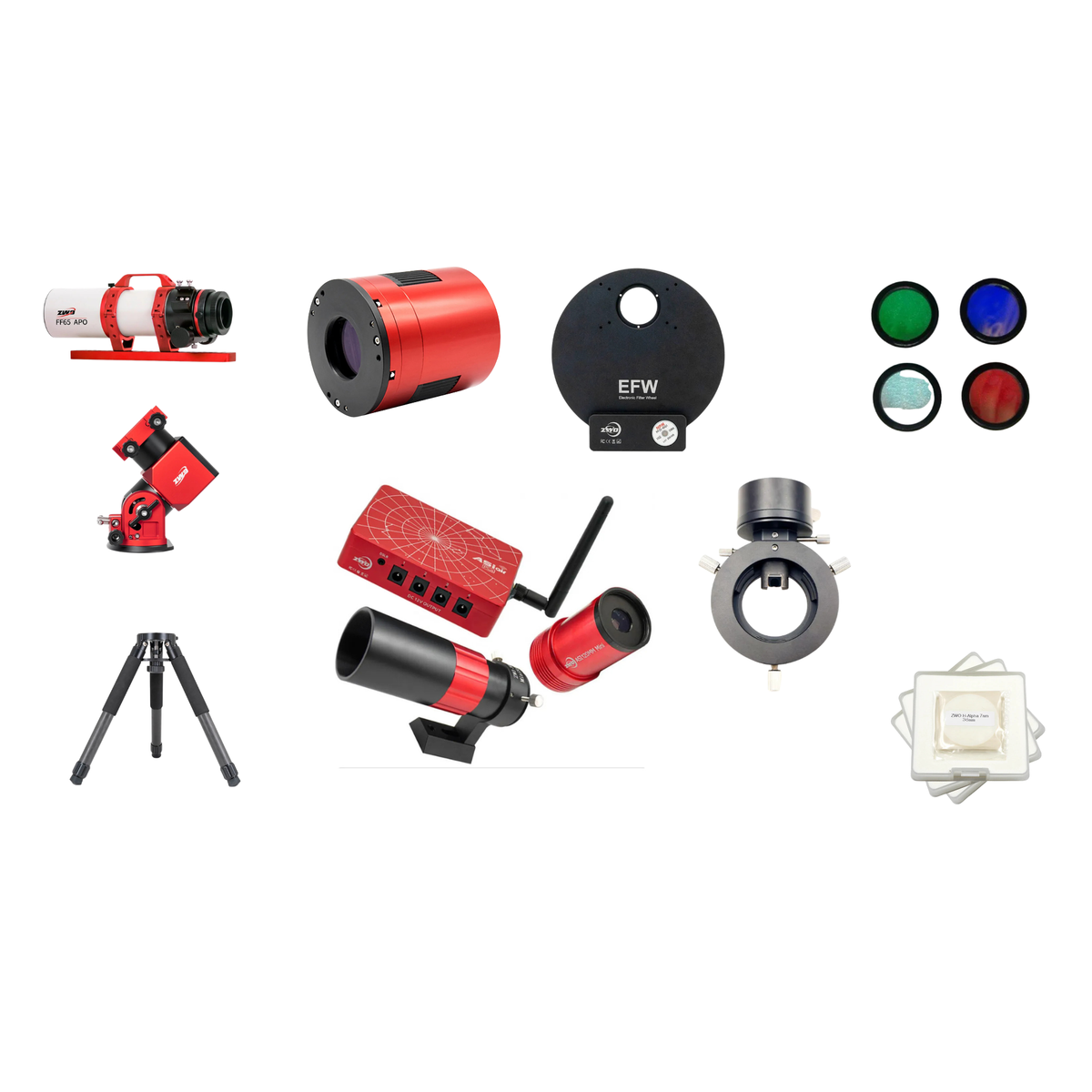 ZWO FF65 APO Complete Astrophotography Bundle | ASI533MC Pro & ASIAIR Plus
