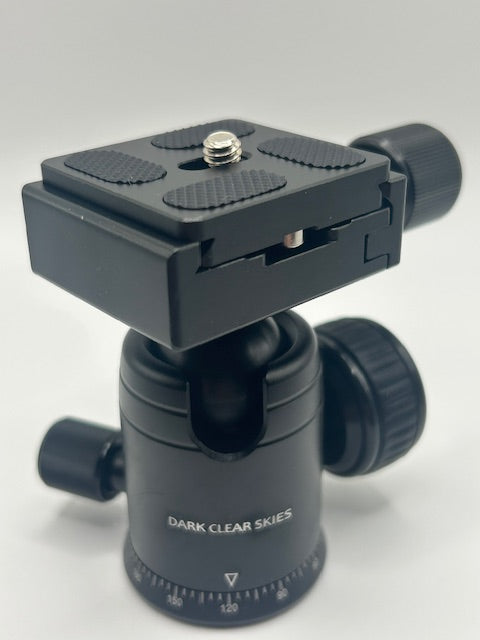 Compact Ball Head with Quick-Release Plate | Dark Clear Skies