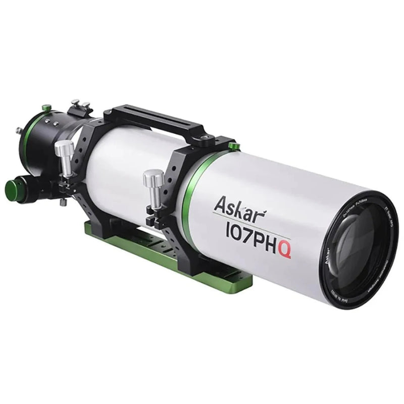 Askar 107PHQ 107mm f/7 ED APO Quadruplet Apochromatic Refractor – Dark Clear Skies