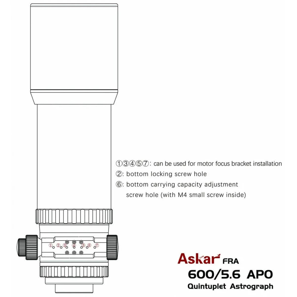 ASKAR FRA600 f/5.6 Quintuplet Astrograph APO