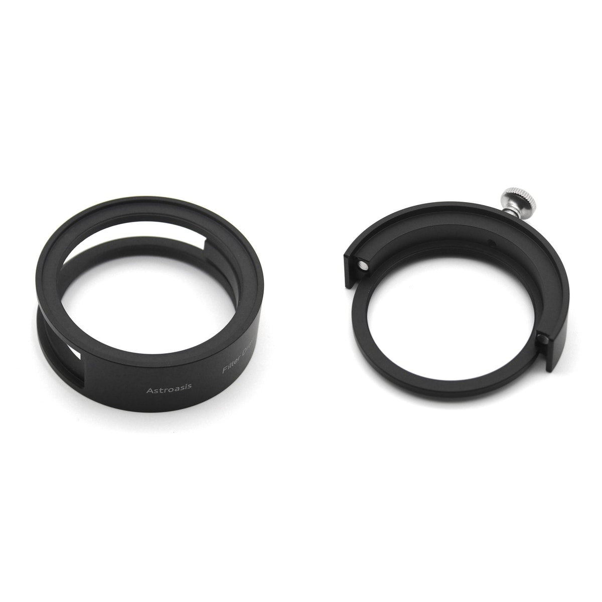 Astroasis 2-inch filter drawer main body showing 2-inch filter holder for astrophotography
