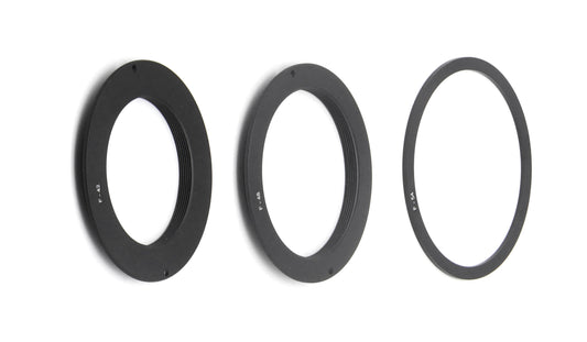 Astroasis filter drawer F-series adapter rings showing F-M42, F-M48 and F-M54 thread options for astrophotography
