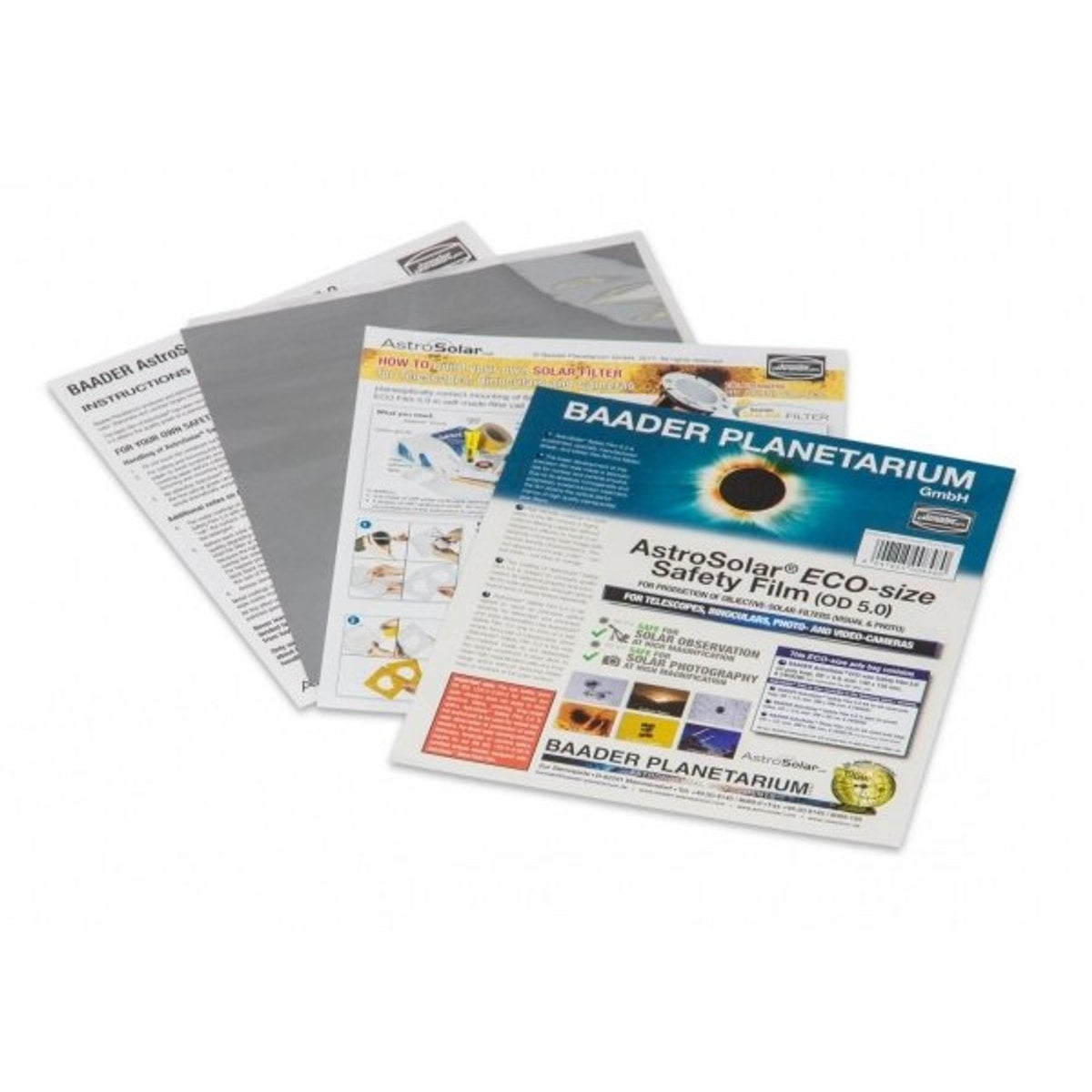AstroSolar® Safety Film 5.0 - Premium Solar Observation Film