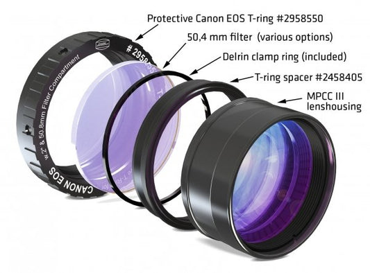 Baader M48 Spacer Ring for MPCC III Protective EOS T-Ring – Dark Clear Skies UK