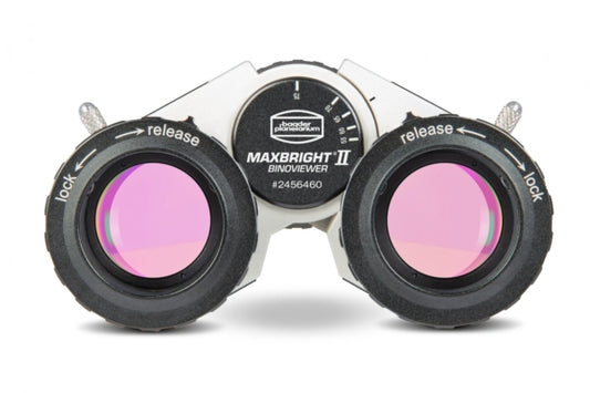 Baader MaxBright II Binoviewer with Case and Baader Classic Ortho Eyepieces – Dark Clear Skies UK
