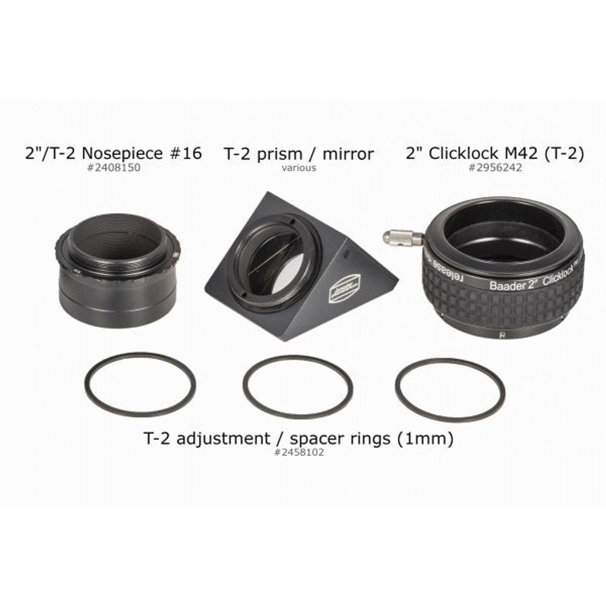 Baader 90° 32mm T-2 Prism Diagonal – Dark Clear Skies UK