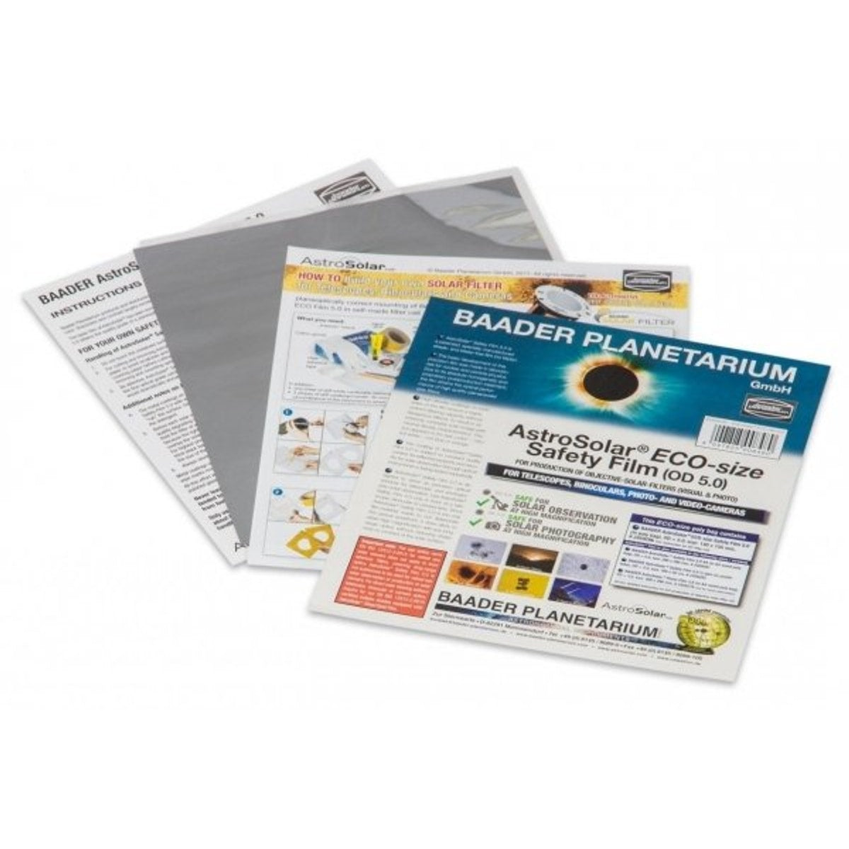 Baader AstroSolar® ECO-size Safety Film 5.0 - Solar Observation Film
